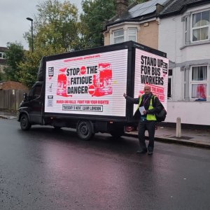 Media 'Stop The Fatigue Danger.jpeg' in category 'London Bus Driver Rally/March 5th November 2024'
